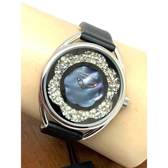 Stuhrling Women's Watch 995 Lily Quartz Blue Mother of Pearl Dial 38mm L… - Picture 10 of 14